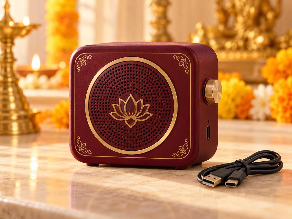 Rechargeable Gayatri Mantra Chanting Speaker